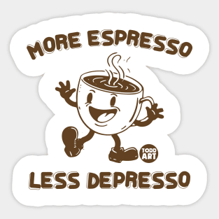 depresso Sticker